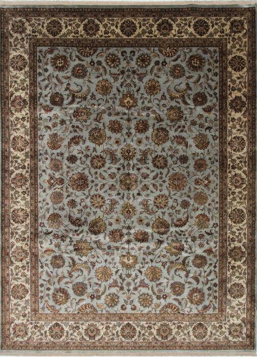 Kashmar Beige Hand Knotted 810 X 120  Area Rug 250-25341 Image 0