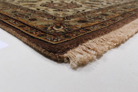 Kashmar Beige Hand Knotted 811 X 123  Area Rug 250-25342 Image 5