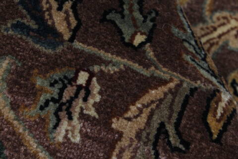 Kashmar Beige Hand Knotted 811 X 123  Area Rug 250-25342 Image 7