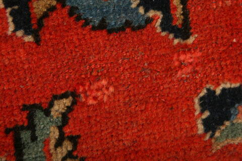 Kashan Red Hand Knotted 101 X 134  Area Rug 100-25344 Image 1