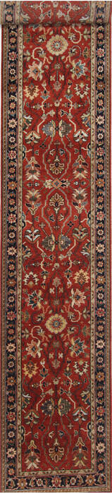 Serapi Beige Runner Hand Knotted 26 X 123  Area Rug 250-25440 Image 0