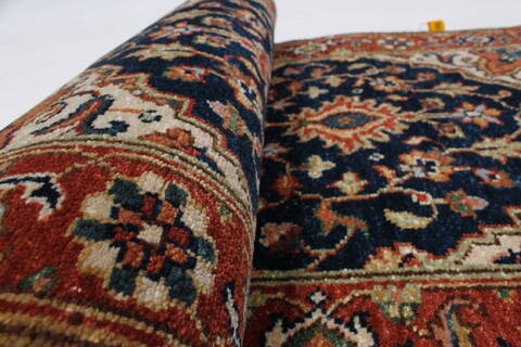 Serapi Blue Hand Knotted 20 X 40  Area Rug 250-25463 Image 11