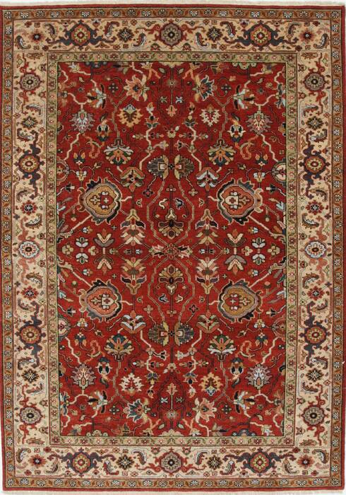 Serapi Beige Hand Knotted 50 X 70  Area Rug 250-25491 Image 0