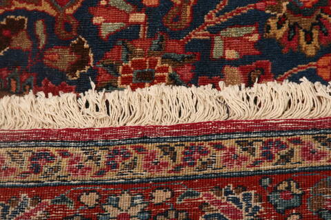 Mashad Red Hand Knotted 116 X 159  Area Rug 100-25514 Image 2