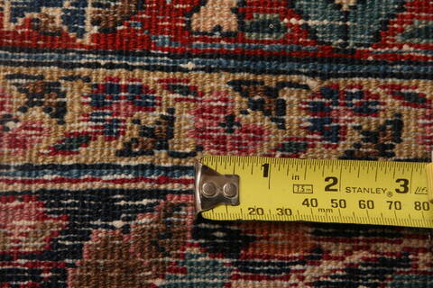 Mashad Red Hand Knotted 116 X 159  Area Rug 100-25514 Image 3
