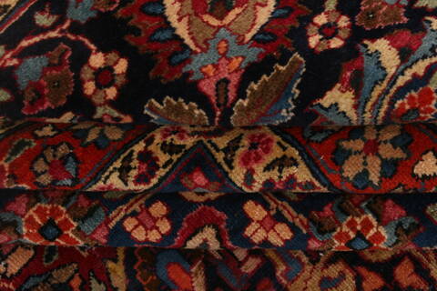 Mashad Red Hand Knotted 116 X 159  Area Rug 100-25514 Image 5