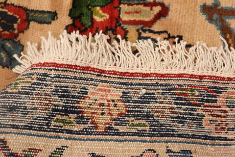 Bakhtiar Beige Hand Knotted 71 X 106  Area Rug 100-25516 Image 2