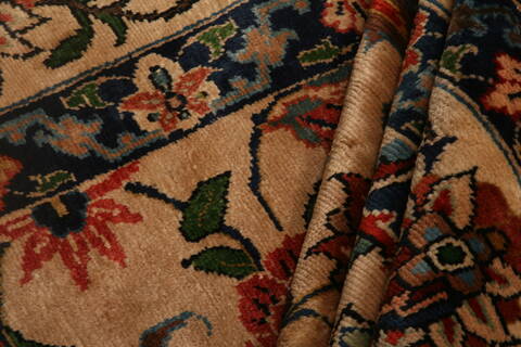 Bakhtiar Beige Hand Knotted 71 X 106  Area Rug 100-25516 Image 7