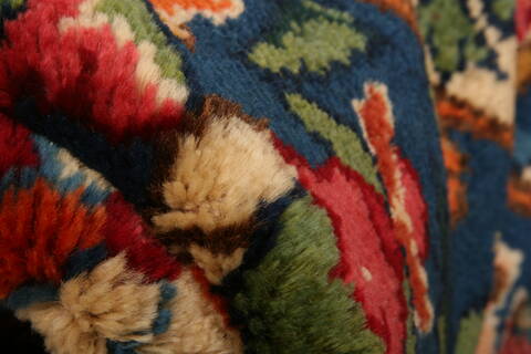 Yazd Red Hand Knotted 112 X 171  Area Rug 100-25567 Image 1