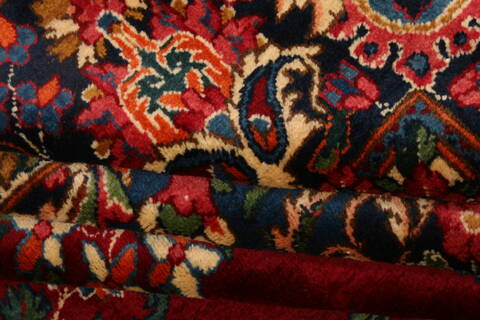 Yazd Red Hand Knotted 112 X 171  Area Rug 100-25567 Image 5