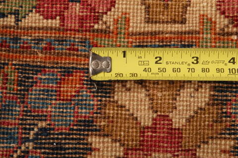 Yazd Red Hand Knotted 112 X 171  Area Rug 100-25567 Image 7