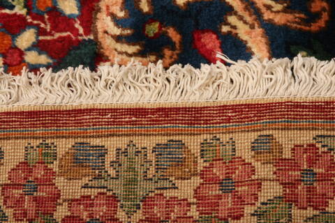 Yazd Red Hand Knotted 112 X 171  Area Rug 100-25567 Image 8