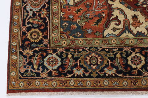 Serapi Red Hand Knotted 60 X 811  Area Rug 250-25583 Image 5