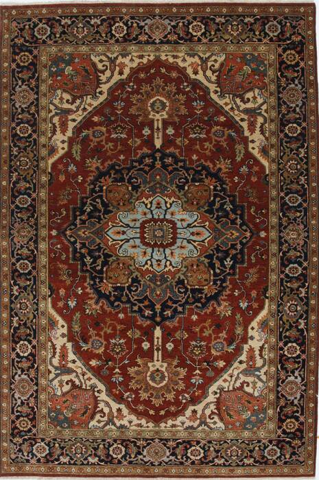 Serapi Red Hand Knotted 60 X 811  Area Rug 250-25583 Image 0