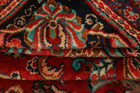 Mahal Red Hand Knotted 106 X 170  Area Rug 100-25595 Image 5