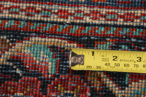 Mahal Red Hand Knotted 106 X 170  Area Rug 100-25595 Image 7