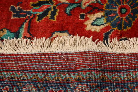 Mahal Red Hand Knotted 106 X 170  Area Rug 100-25595 Image 8