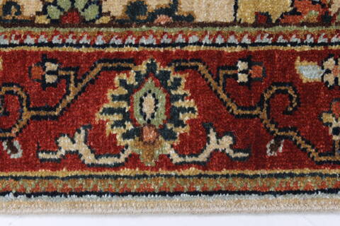 Serapi Beige Runner Hand Knotted 26 X 61  Area Rug 250-25598 Image 2