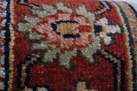 Serapi Beige Runner Hand Knotted 26 X 61  Area Rug 250-25598 Image 8