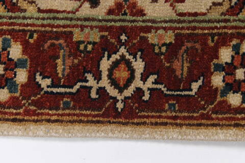 Serapi Beige Runner Hand Knotted 21 X 60  Area Rug 250-25610 Image 1