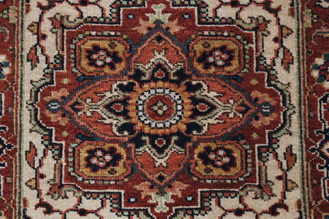Serapi Beige Runner Hand Knotted 21 X 60  Area Rug 250-25610 Image 2