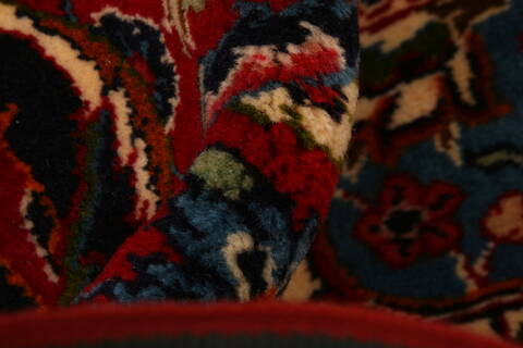Kashan Red Hand Knotted 114 X 1511  Area Rug 100-25621 Image 1