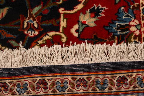 Kashan Red Hand Knotted 114 X 1511  Area Rug 100-25621 Image 8