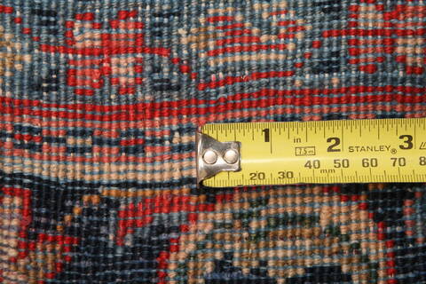 Kashan Red Hand Knotted 111 X 155  Area Rug 100-25627 Image 7