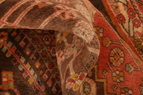 Qashqai Red Hand Knotted 130 X 190  Area Rug 100-25654 Image 2