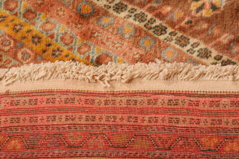 Qashqai Red Hand Knotted 130 X 190  Area Rug 100-25654 Image 8