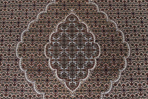 Mahi Beige Hand Knotted 82 X 114  Area Rug 250-25673 Image 2