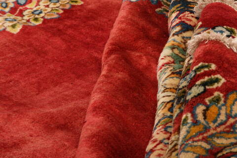 Kerman Red Hand Knotted 1110 X 169  Area Rug 100-25675 Image 3