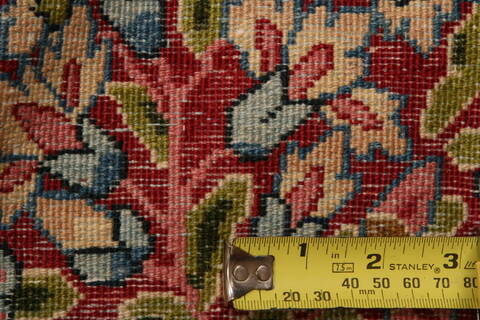 Kerman Red Hand Knotted 1110 X 169  Area Rug 100-25675 Image 7