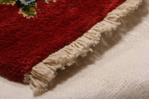 Kerman Red Hand Knotted 1110 X 169  Area Rug 100-25675 Image 9