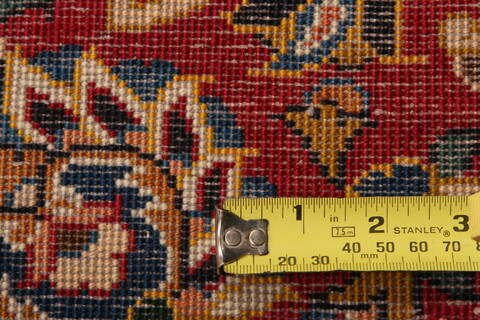 Kashan Red Hand Knotted 117 X 192  Area Rug 100-25677 Image 7