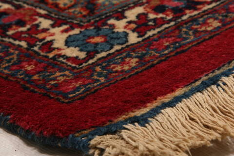 Mashad Red Hand Knotted 107 X 1411  Area Rug 100-25681 Image 8