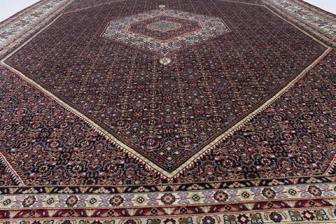 Bidjar Beige Hand Knotted 84 X 1110  Area Rug 250-25689 Image 12