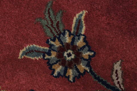 Sarouk Blue Hand Knotted 811 X 1111  Area Rug 250-25690 Image 8