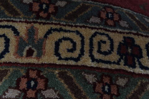 Sarouk Blue Hand Knotted 811 X 1111  Area Rug 250-25690 Image 9