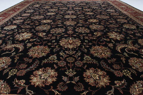 Kashan Beige Hand Knotted 90 X 124  Area Rug 250-25693 Image 7