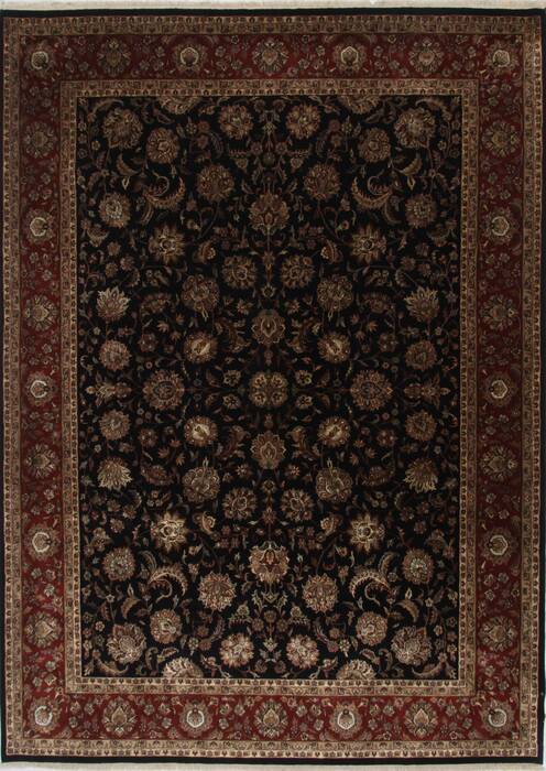 Kashan Beige Hand Knotted 90 X 124  Area Rug 250-25693 Image 0