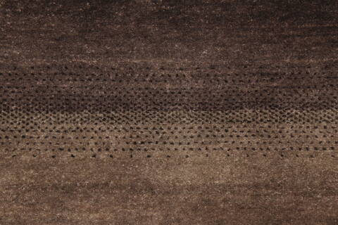 Modern Brown Runner Hand Knotted 27 X 60  Area Rug 250-25706 Image 3