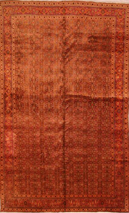 Tabriz Red Hand Knotted 910 X 161  Area Rug 100-25718 Image 0