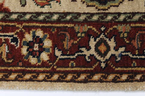 Serapi Beige Runner Hand Knotted 26 X 510  Area Rug 250-25729 Image 1