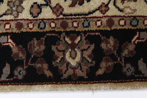 Kashmar Beige Runner Hand Knotted 28 X 60  Area Rug 250-25741 Image 2