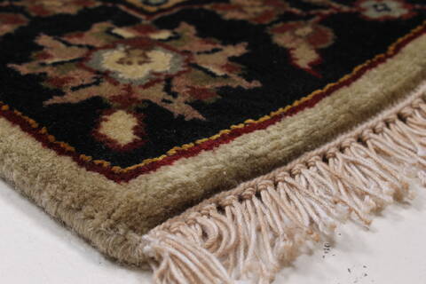 Kashmar Beige Runner Hand Knotted 28 X 60  Area Rug 250-25741 Image 5