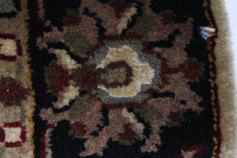 Kashmar Beige Runner Hand Knotted 28 X 60  Area Rug 250-25741 Image 7