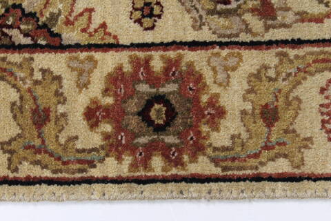 Kashmar Beige Runner Hand Knotted 21 X 62  Area Rug 250-25744 Image 2
