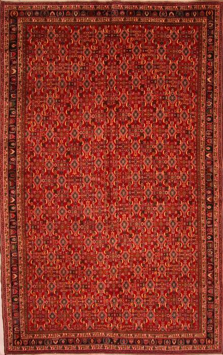 Qashqai Red Hand Knotted 91 X 161  Area Rug 100-25746 Image 0