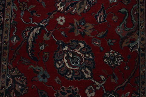 Tabriz Red Runner Hand Knotted 26 X 511  Area Rug 250-25781 Image 3